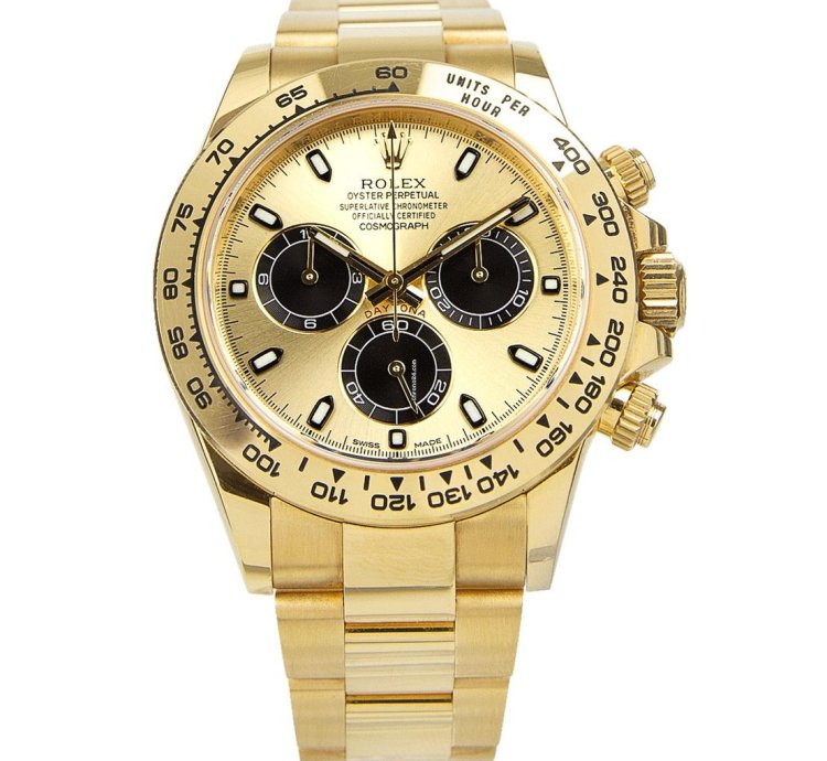 Rolex Daytona Oyster Perpetual Cosmograph Daytona 18kt Yellow Gold Pikachu 116508