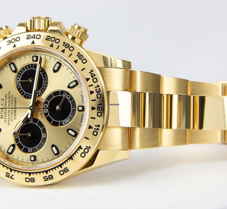 Rolex Daytona Oyster Perpetual Cosmograph Daytona 18kt Yellow Gold Pikachu 116508