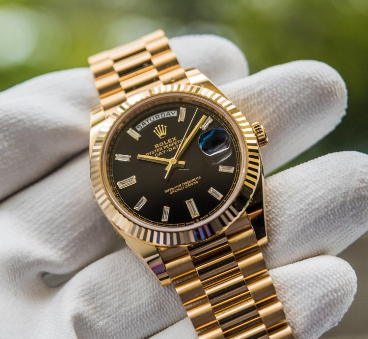 Rolex Day-date 40 Unworn 2023 Day-date 40mm Baguette 228238