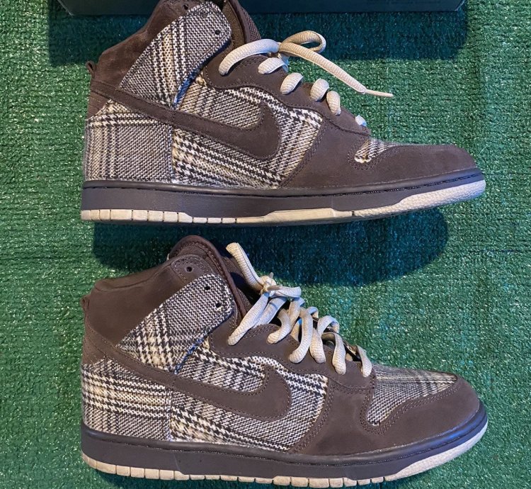 Nike Sb Dunk Hi Tweed 2004 Series