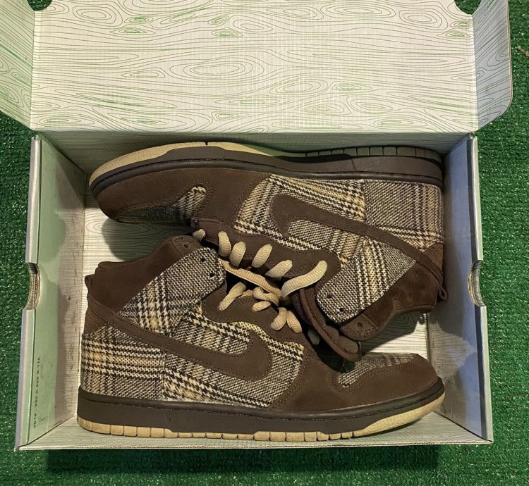 Nike Sb Dunk Hi Tweed 2004 Series