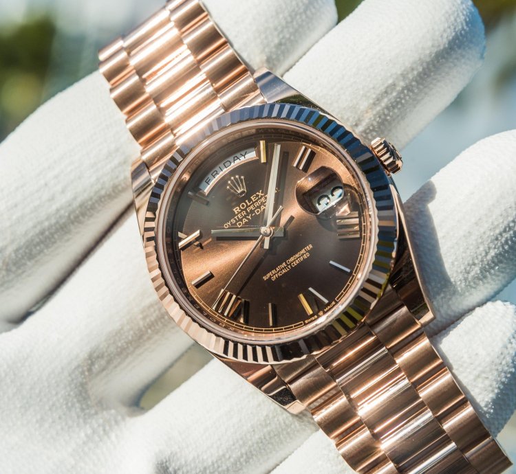 Rolex Day-date 40 Unworn 2023 Day-date 40mm Chocolate Dial 228235