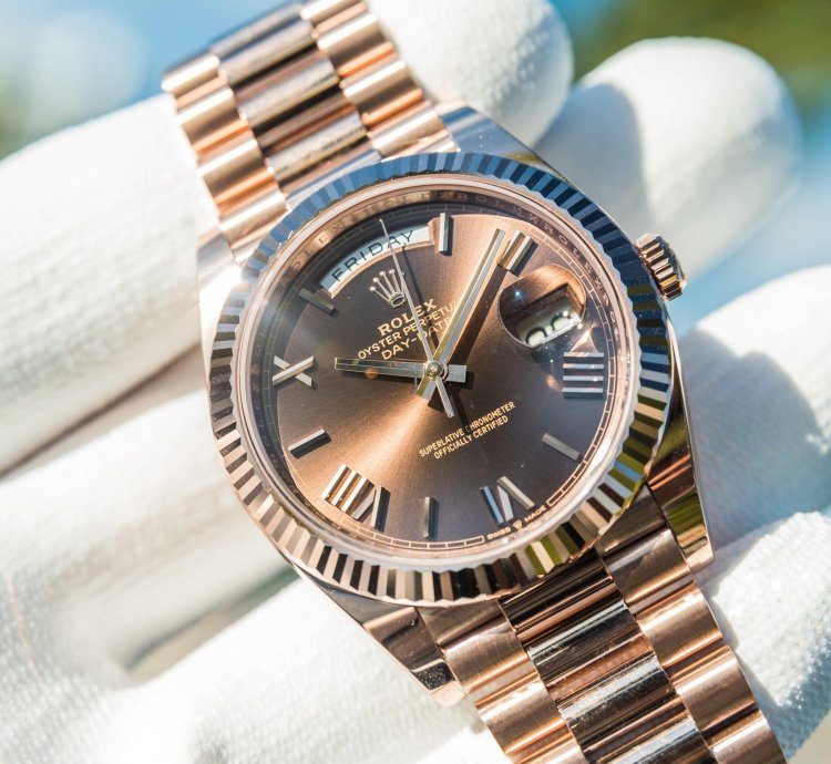 Rolex Day-date 40 Unworn 2023 Day-date 40mm Chocolate Dial 228235