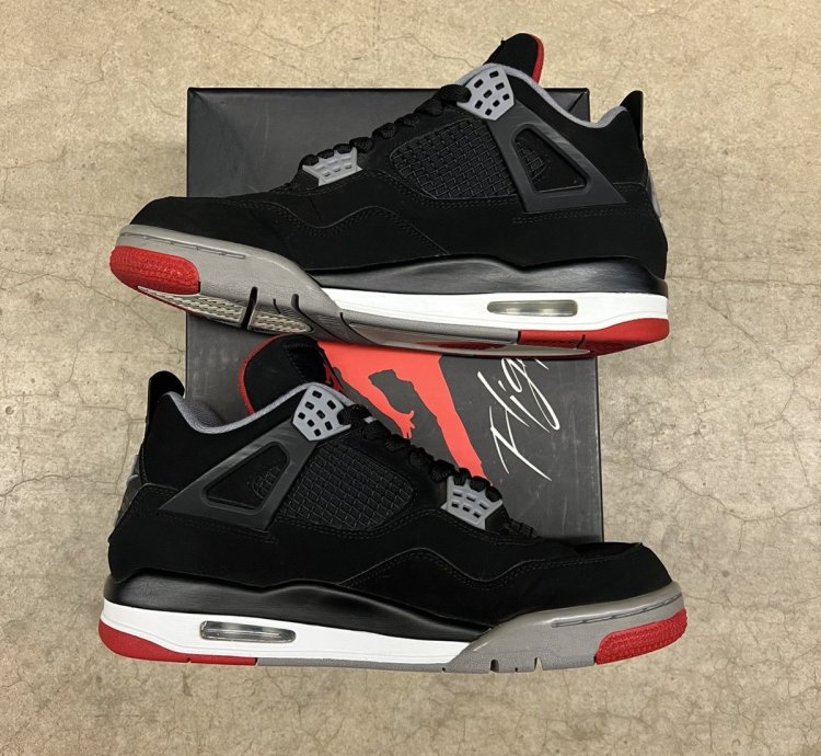 Jordan 4 Retro Og Bred 2019 Size 9 5