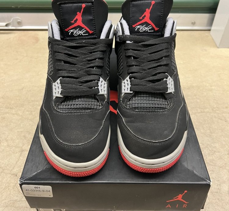 Jordan 4 Retro Og Bred 2019 Size 9 5