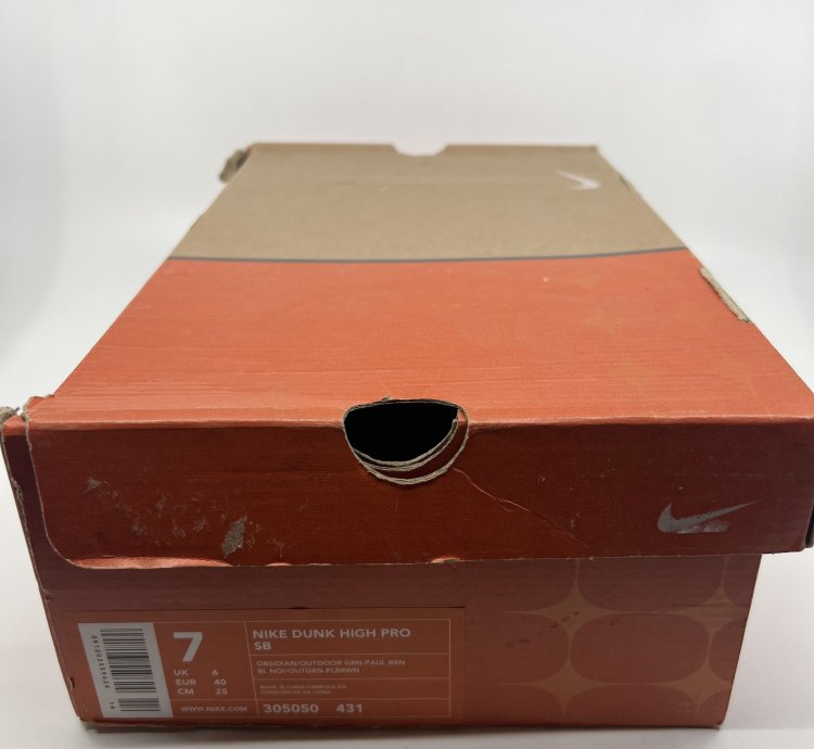 Nike Sb Dunk High 2002 Paul Brown Ds Rare Size 7 Og Vintage