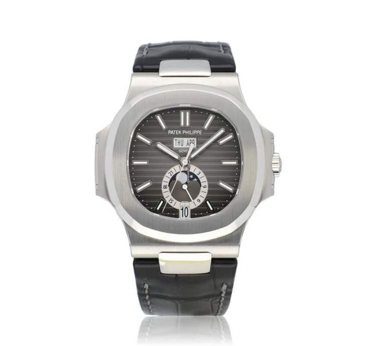 Patek Philippe Nautilus Steel Annual Calender Moon Phase