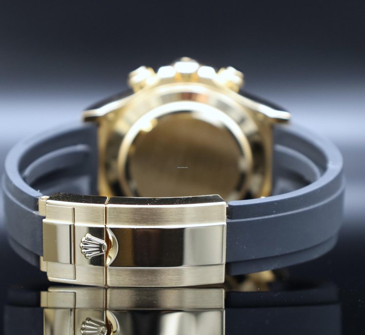 Rolex Daytona Oysterflex - 2021 - Black Dial - Yellowgold - Fullset