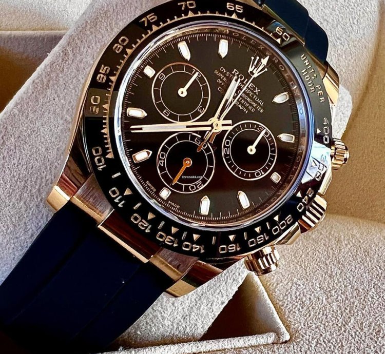 Rolex Daytona Oysterflex 116518ln Black Dial
