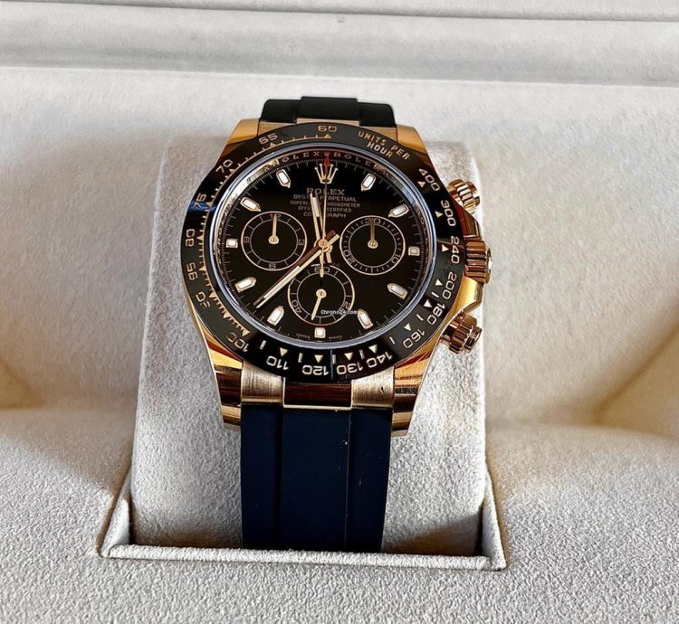 Rolex Daytona Oysterflex 116518ln Black Dial