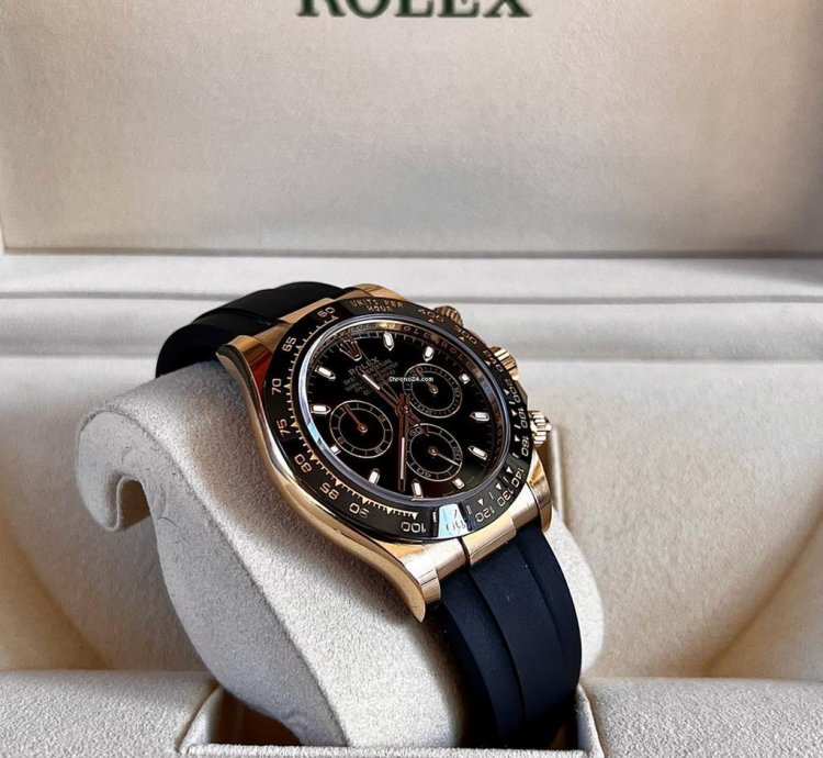 Rolex Daytona Oysterflex 116518ln Black Dial