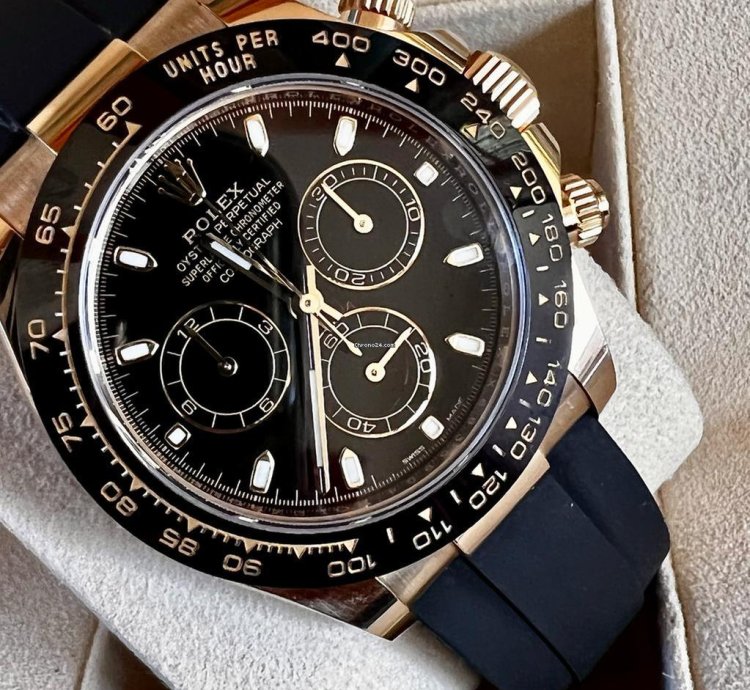 Rolex Daytona Oysterflex 116518ln Black Dial