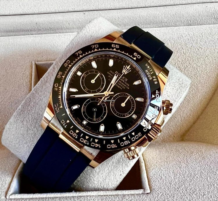Rolex Daytona Oysterflex 116518ln Black Dial