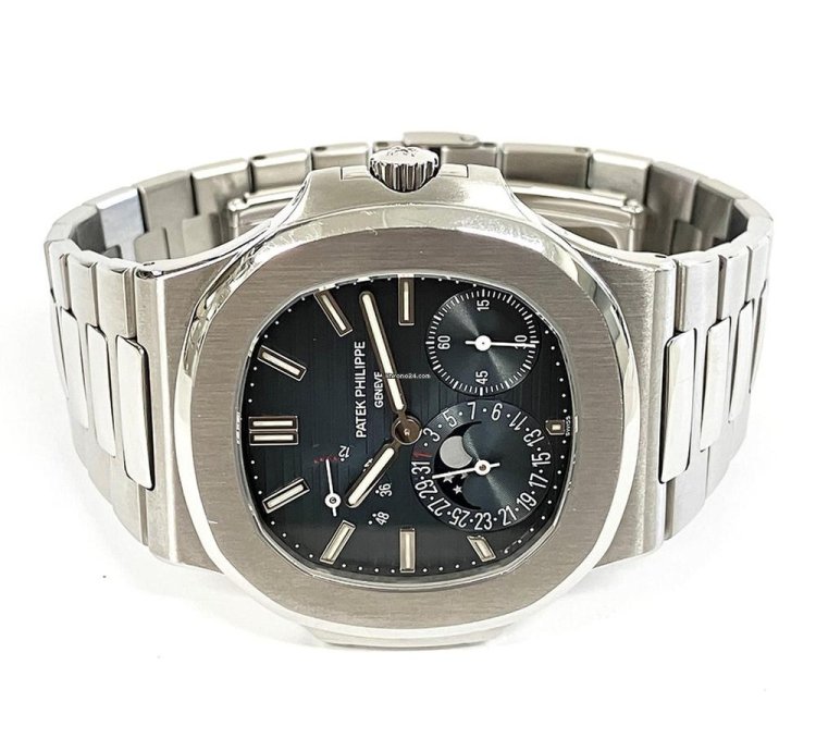 Patek Philippe Nautilus Steel Blue Dial 5712 1a-001 Full Set Watch 2008