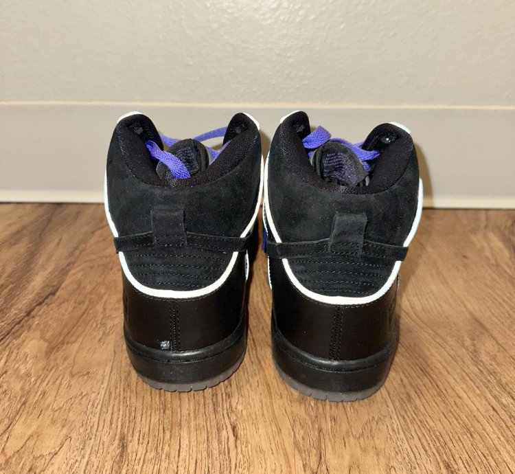 Nike Sb Dunk High Black Purple Box