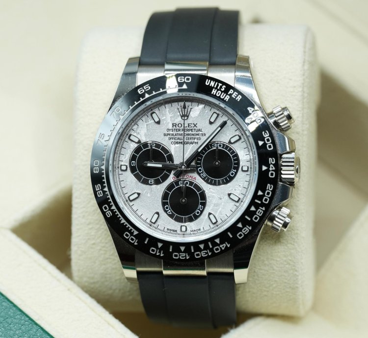Rolex Daytona Oysterflex Meteorite Dial 2023 Unworn 116519ln Box And Papers