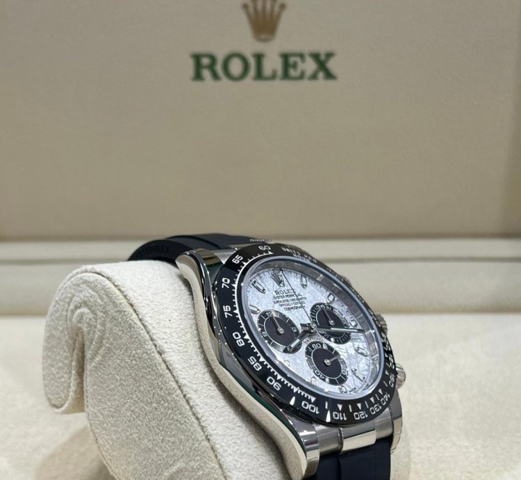 Rolex Daytona Oysterflex Meteorite Dial 2023 Unworn 116519ln Box And Papers
