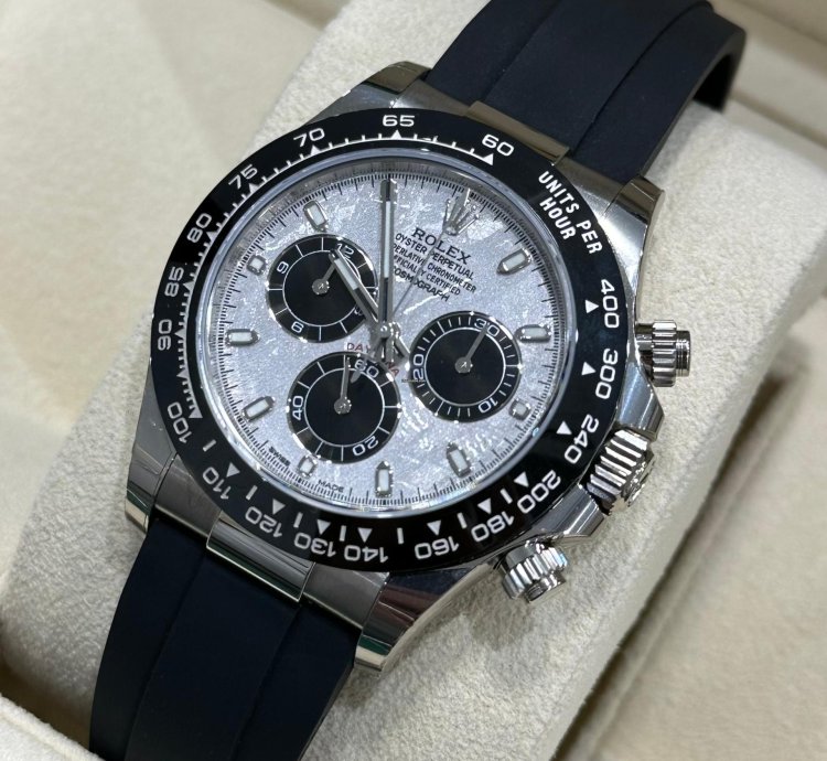 Rolex Daytona Oysterflex Meteorite Dial 2023 Unworn 116519ln Box And Papers