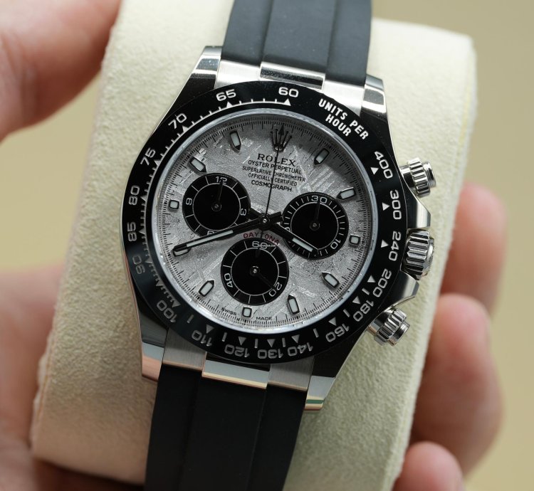 Rolex Daytona Oysterflex Meteorite Dial 2023 Unworn 116519ln Box And Papers