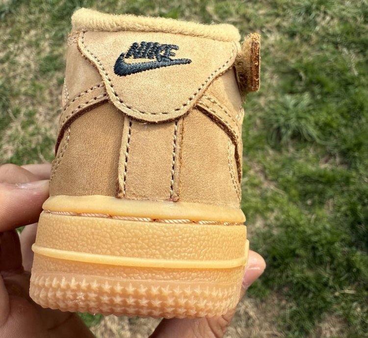 2016 Nike Air Force 1 Mid Lv8 Flax Wheat 859338-200 Td 6c