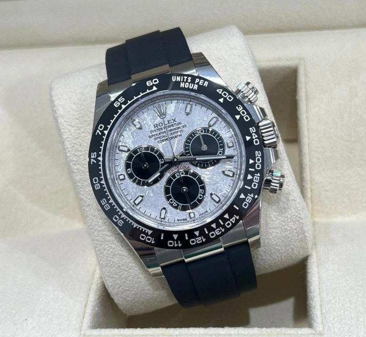 Rolex Daytona Oysterflex Meteorite Dial 2023 Unworn 116519ln Box And Papers