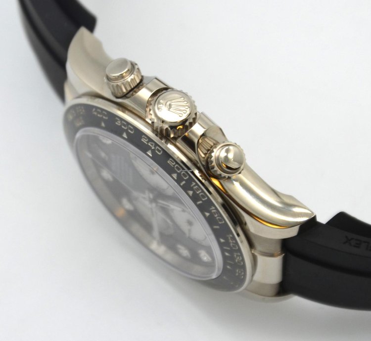 Rolex Daytona Oysterflex New 2023 Model 18ct White Gold Diamond