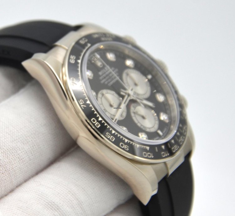Rolex Daytona Oysterflex New 2023 Model 18ct White Gold Diamond