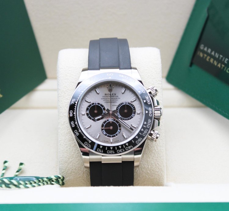 Rolex Daytona Oysterflex Wei Gold Ghost Lc100 10 2024 Neu Ungetragen Erstkaufrechnung