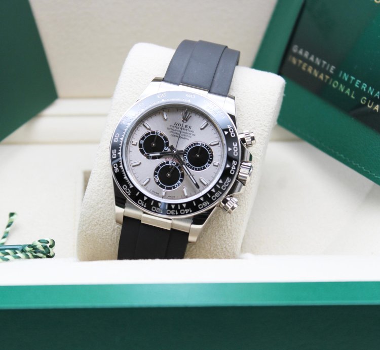 Rolex Daytona Oysterflex Wei Gold Ghost Lc100 10 2024 Neu Ungetragen Erstkaufrechnung