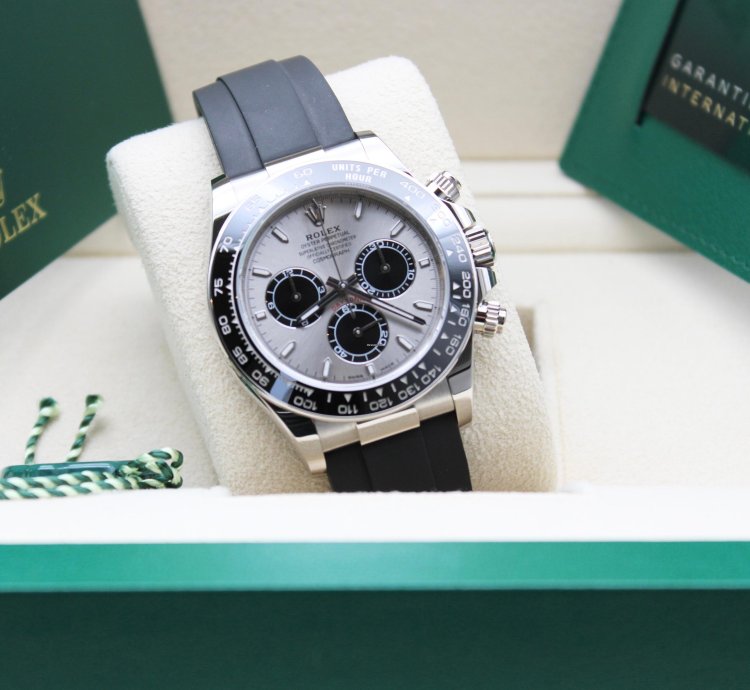 Rolex Daytona Oysterflex Wei Gold Ghost Lc100 10 2024 Neu Ungetragen Erstkaufrechnung