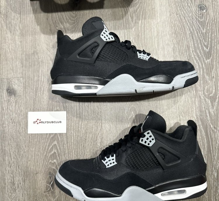 Jordan 4 Retro Se Black Canvas