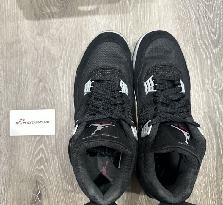Jordan 4 Retro Se Black Canvas