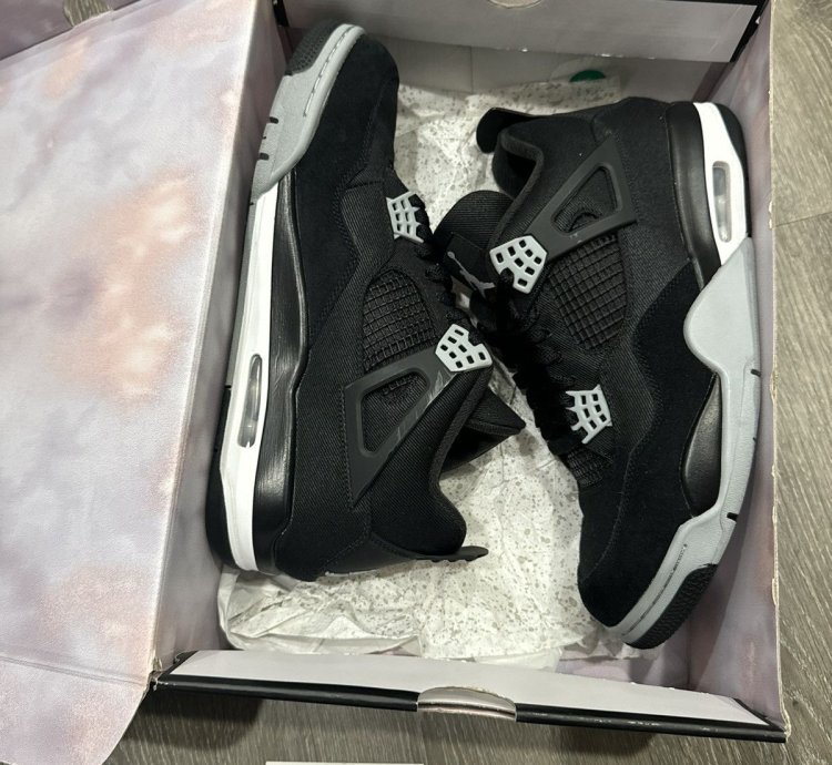 Jordan 4 Retro Se Black Canvas