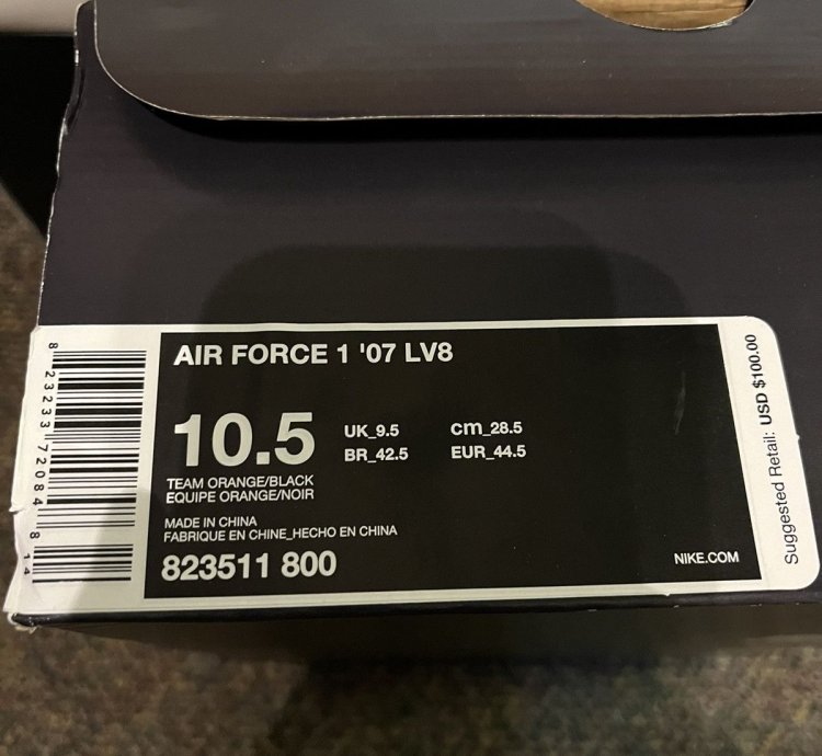 2017 Af1 07 Lv8 Orange Reflective Camo