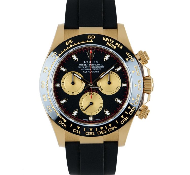Rolex Daytona Oysterflex Yellow Gold 116518ln