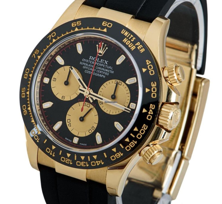 Rolex Daytona Oysterflex Yellow Gold 116518ln