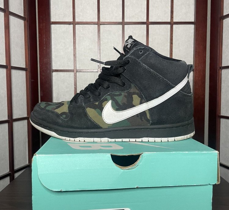 Nike Sb Dunk High Camo 2019