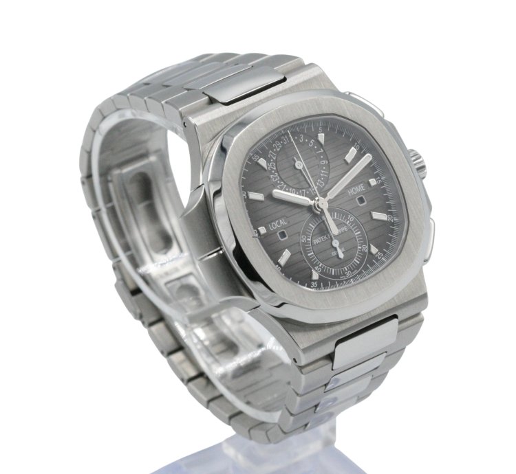 Patek Philippe Nautilus Travel Time Chronograph Mint Condition Full Set