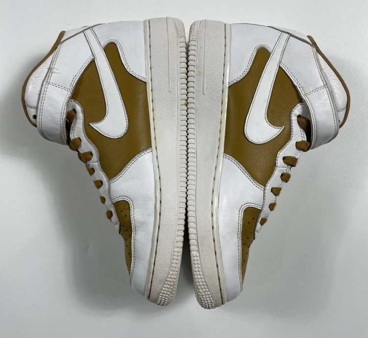 2017 Nike Air Force 1 Mid Id White Brown