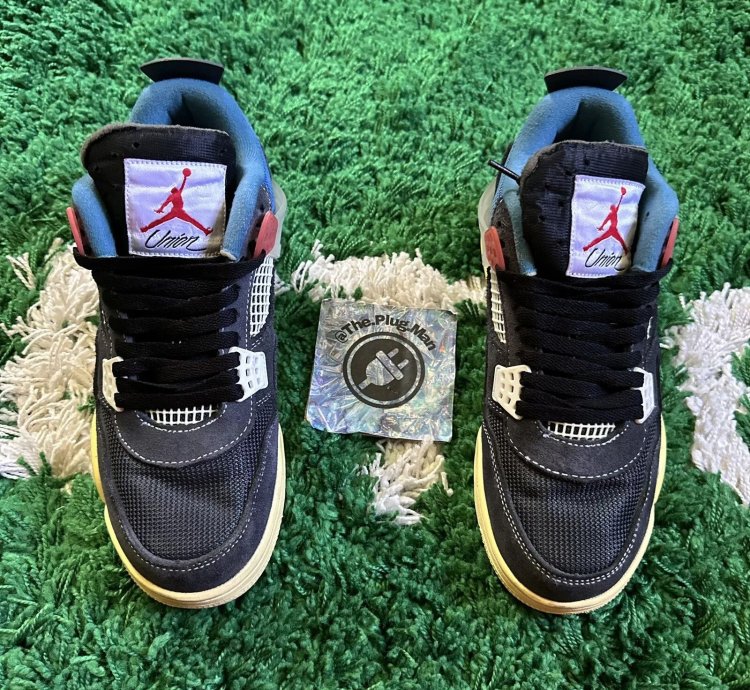 Jordan 4 Retro Union La Mid Off Noir