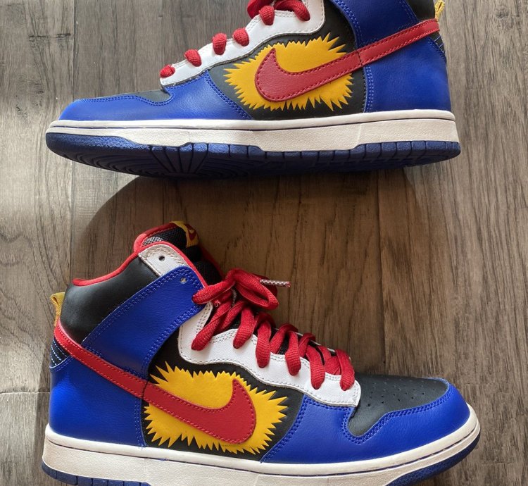 Nike Sb Dunk High Comic Sz 10
