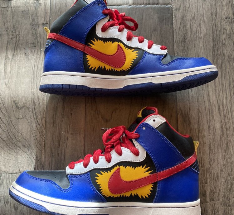 Nike Sb Dunk High Comic Sz 10