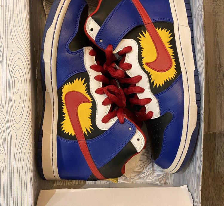 Nike Sb Dunk High Comic Sz 10