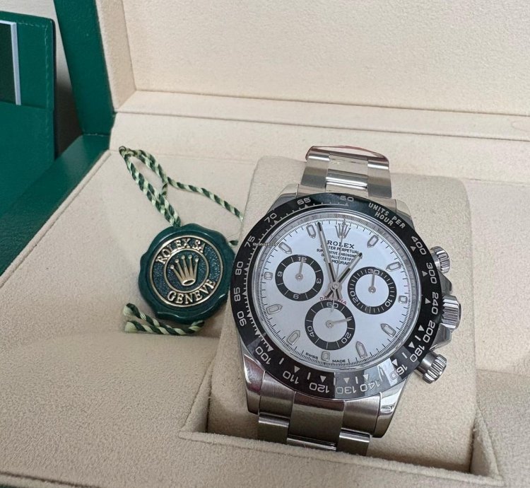 Rolex Daytona Panda 116500ln 2016 Mint Condition White Dial