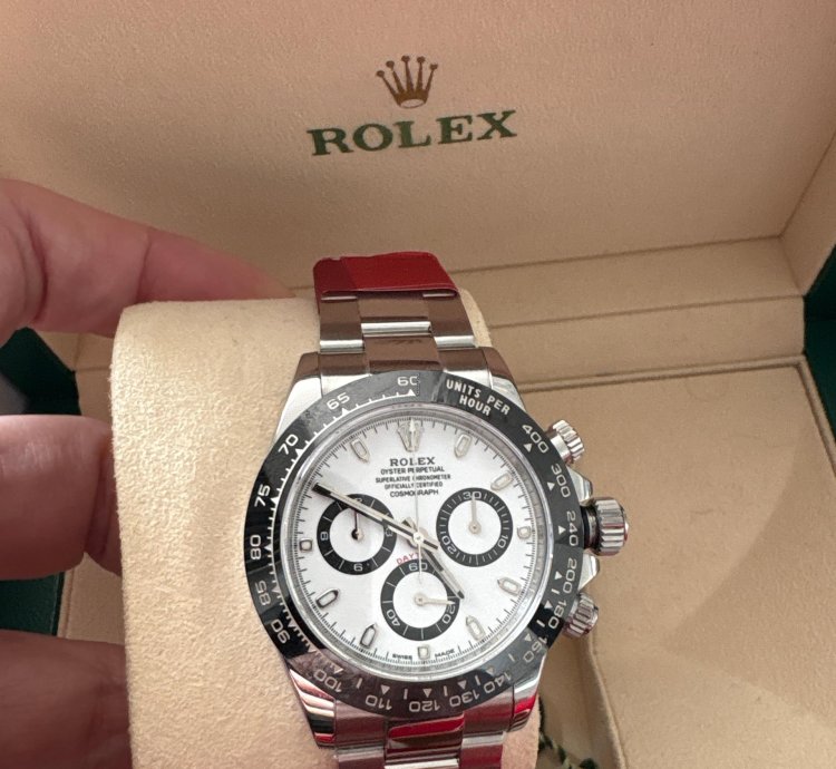 Rolex Daytona Panda 116500ln 2016 Mint Condition White Dial