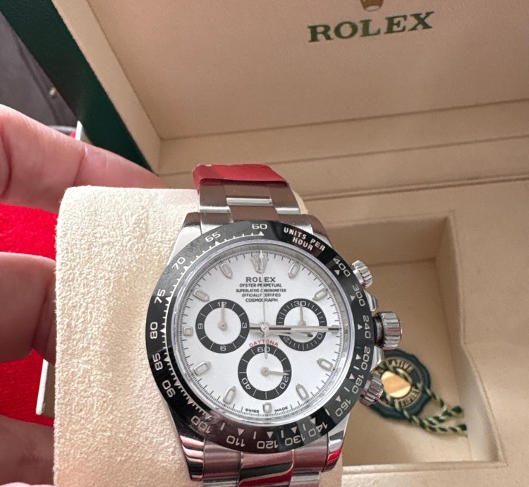 Rolex Daytona Panda 116500ln 2016 Mint Condition White Dial
