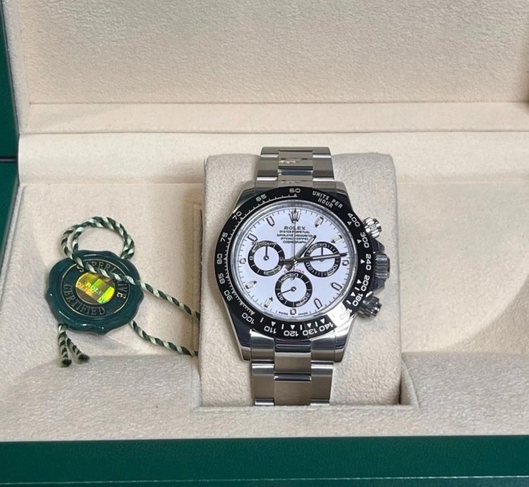 Rolex Daytona Panda 116500ln 2016 Mint Condition White Dial