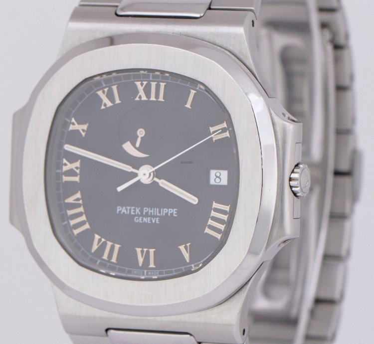 Patek Philippe Nautilus Unpolished Papers Nautilus Comet 3710 1a Black Roman 42mm