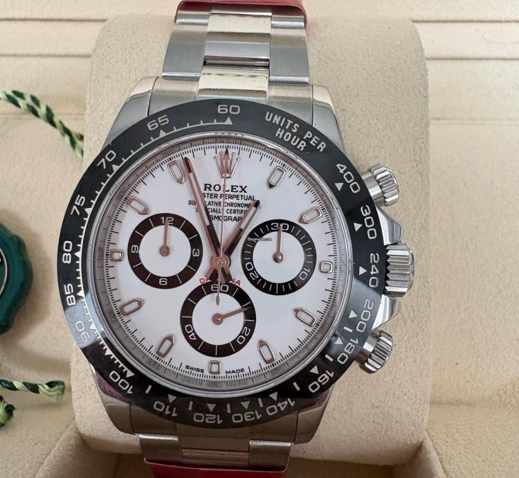 Rolex Daytona Panda 116500ln 2016 Mint Condition White Dial