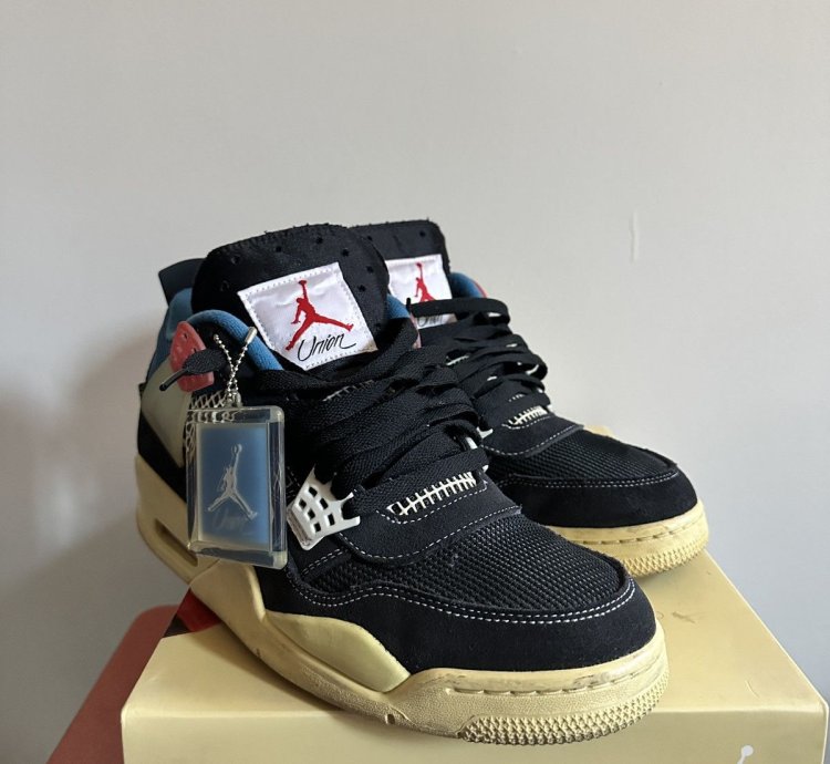 Jordan 4 Retro Union Off Noir Size 11
